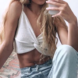 White Crop Top